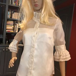 KATE SPADE ELEGANT TAFFETA TOP / MINT CONDITION